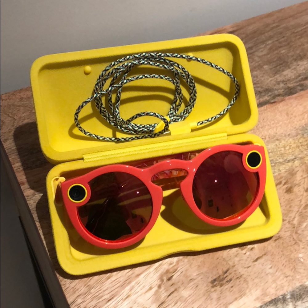 Brand NEW Snapchat spectacles in orange
